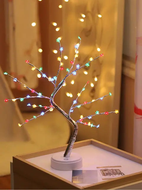 Luces de Árbol de Saludo Navideño