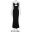 Vestido Largo Halter Elegante Sin Espalda