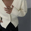 Fashion V-neck Sweater Coat for Women - Stylish Short and Long Sleeves