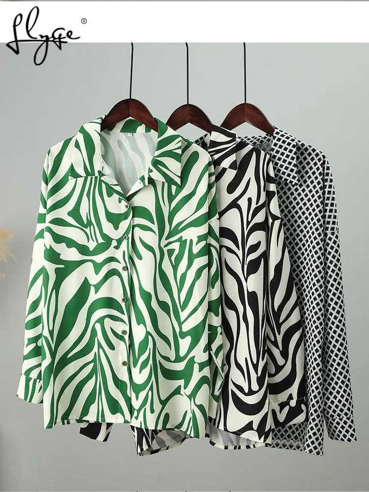 Conjunto de Pantalones de Rayas Sueltos Elegantes con Top de Manga Larga