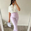 Pantalons Droits Chic pour Femme de Bureau