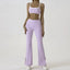 Conjunto de Yoga con Tirantes y Color Contrastante