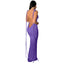 Vestido Maxi Draped Sin Espalda Elegante JUMISEE para Mujeres