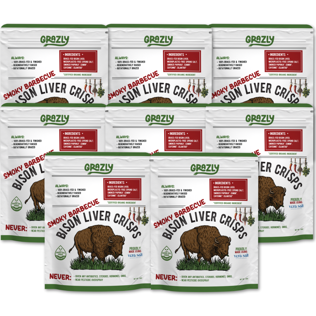 Bison Liver Crisps - 100% Grass-Fed & Finished