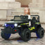 Voiture Jeep électrique pour enfants 12V avec télécommande - Noir et Vert