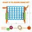 2.5ft 4-to-Score Giant Game Set - Orange