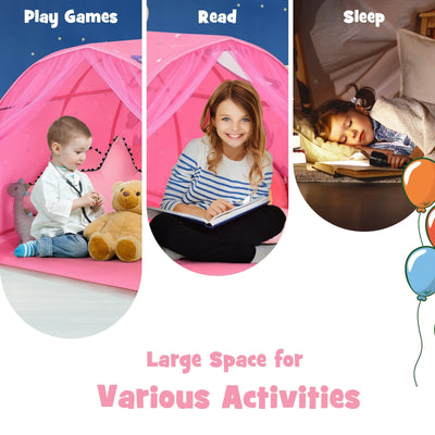 Kids Galaxy Starry Sky Dream Portable Play Tent - Pink