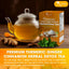 Mezcla de Té Herbal Premium de Jengibre, Cúrcuma y Canela