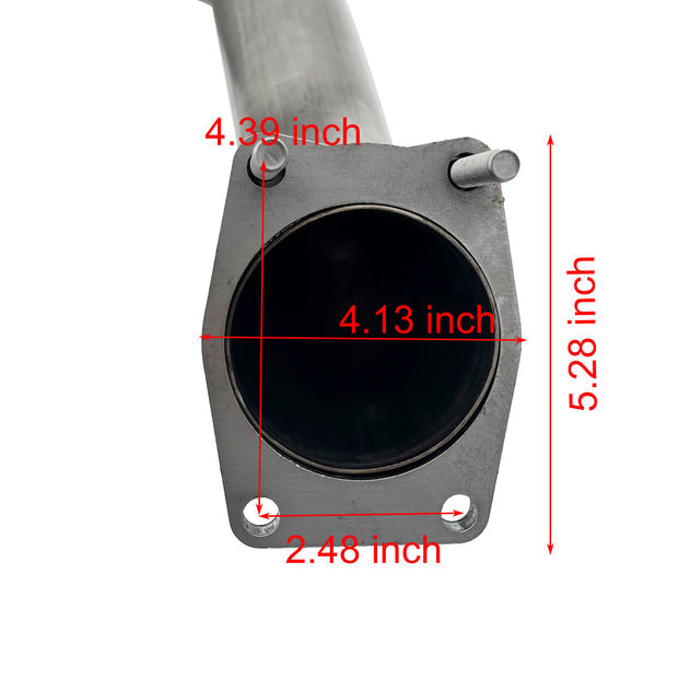 SPDZ1 2017-2025 6.6L Chevy L5P Duramax Diesel 3.5" Downpipe Exhaust - Korvel