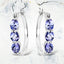 Boucles d'oreilles en tanzanite et diamants blancs de 1,99 carat