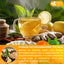 Té de hojas sueltas antiinflamatorio, 100 % natural, con jengibre, cúrcuma, menta, pimienta negra y canela. 