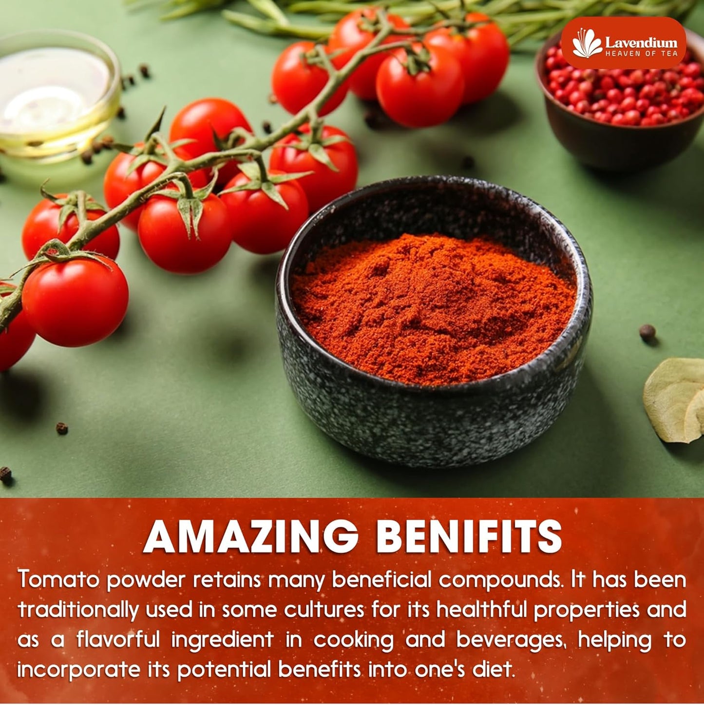 Premium Tomato Powder – 100% Pure Dehydrated Tomato