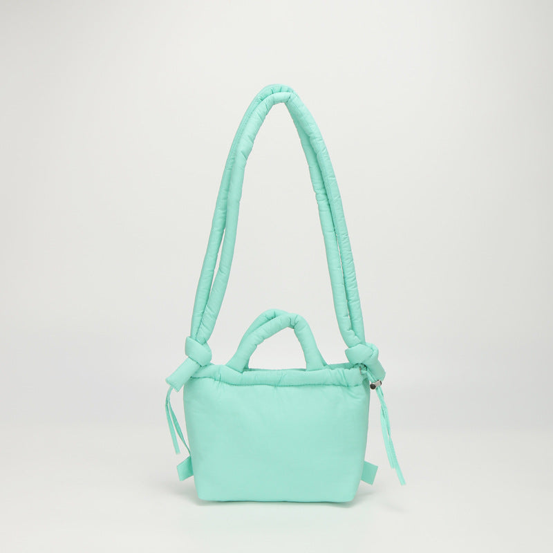 Casual Quilted Lightweight Dual-Use Bucket Bag