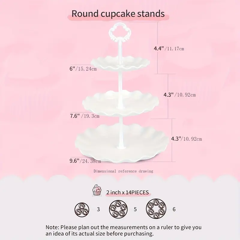 Cupcake Stand 3 tier - Korvel