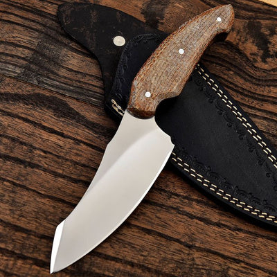 Premium Custom D2 Steel Hunting Knife with G10 Grip – 9" | KBS Knives - Korvel