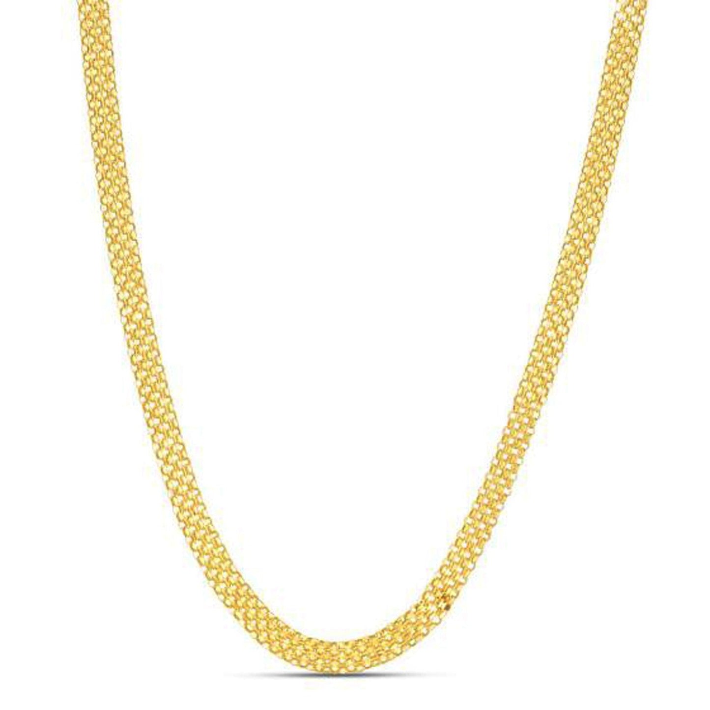 14k Yellow Gold Bismark Chain - 4.70 mm