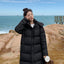 Premium Long Down Jacket for Women - Ultralong Overknee Style