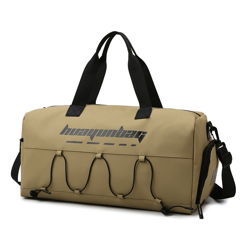 Bolsa de gimnasio impermeable de gran capacidad con separación de seco y mojado