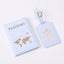 Cubierta de Pasaporte Elegante de PU con Dorado de Mapa
