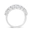 Bague en Or Blanc 10K avec Diamants Ronds de 2 1/2 Cttw - Taille 7