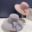 French Style Lace Strap Big Brim Beach Hat