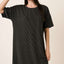 Urban Rib Knit Short Sleeve Tee Dress for Women