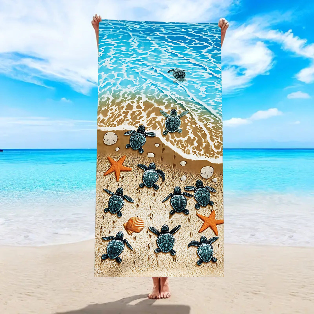 Quick-Drying Double-Sided Microfiber Beach Towel