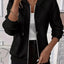 Texture Zip-Up Hoodie with Adjustable Drawstring