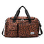 Leopard Print Large Capacity Travel Shoulder Bag