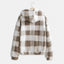 Sudadera de felpa con cremallera casual y elegante de manga larga