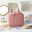 Premium PU Large Capacity Travel Makeup Organizer