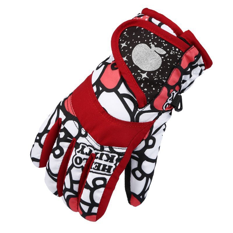 Gants de cyclisme pour enfants imperméables et chauds