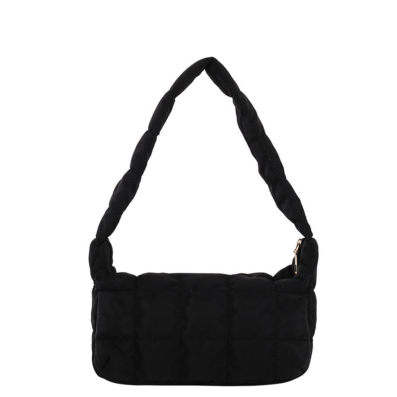 Trendy Pleated Cloud-Shaped Shoulder Bag for Women