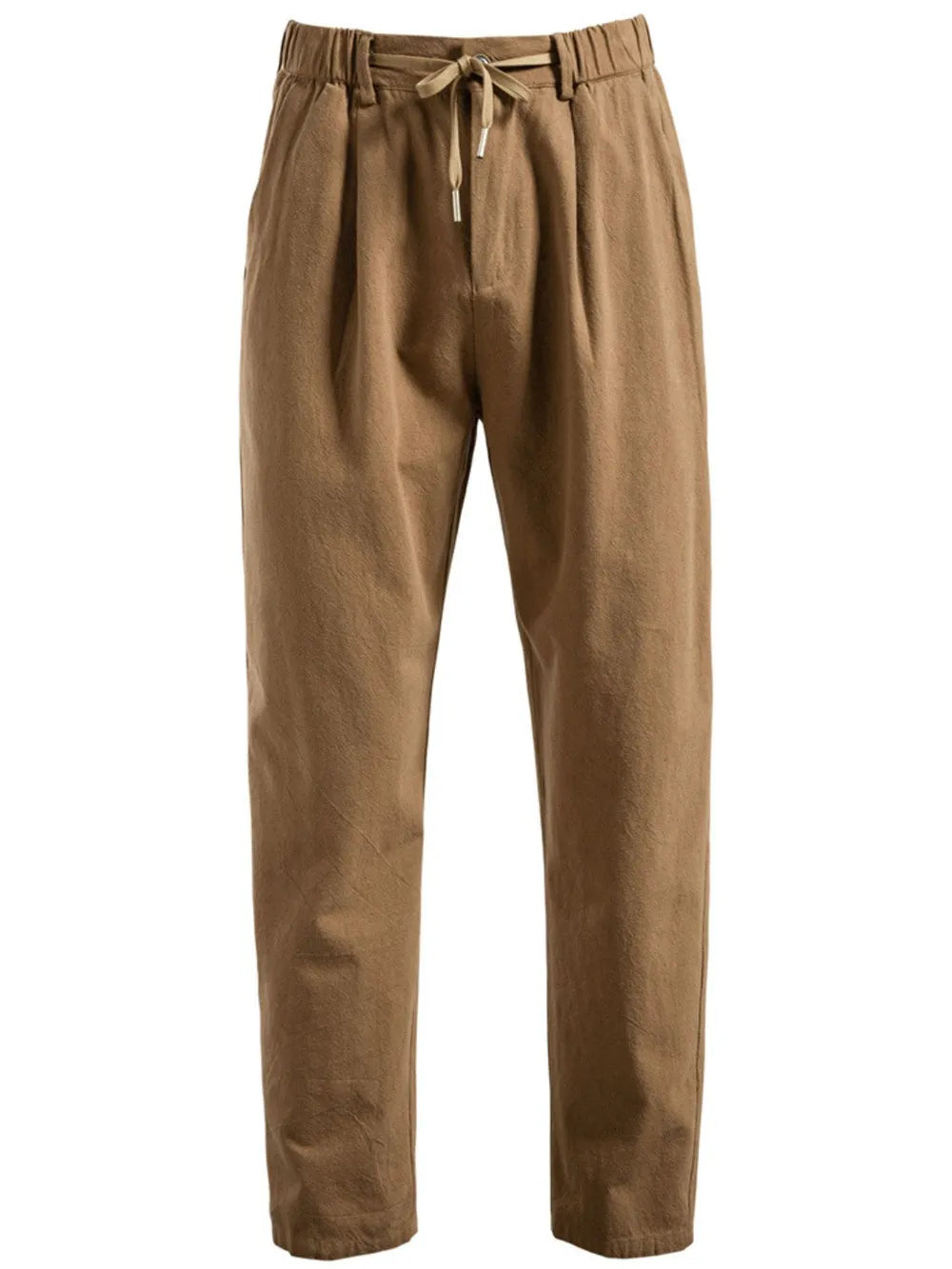 Pantalons droits à cordon pour hommes