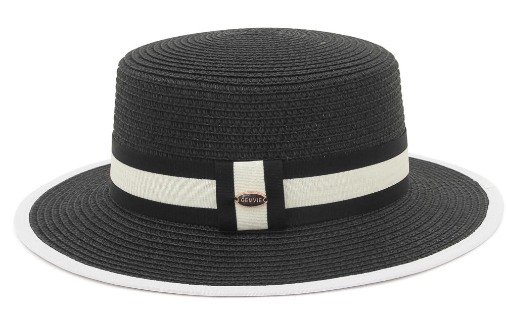 Seaside British Raffia Sun Hat for Summer Adventures