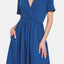 Robe DTY à manches courtes en surplis - Élégance et confort