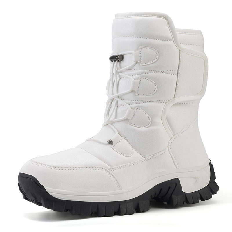Fleece-Lined Warm Snow Boots for Men and Women