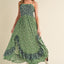 Ditsy Floral Ruffled Hem Maxi Cami Dress for Women