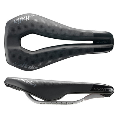 Selle Italia WATT Gel Superflow Ti316 Saddle - Black