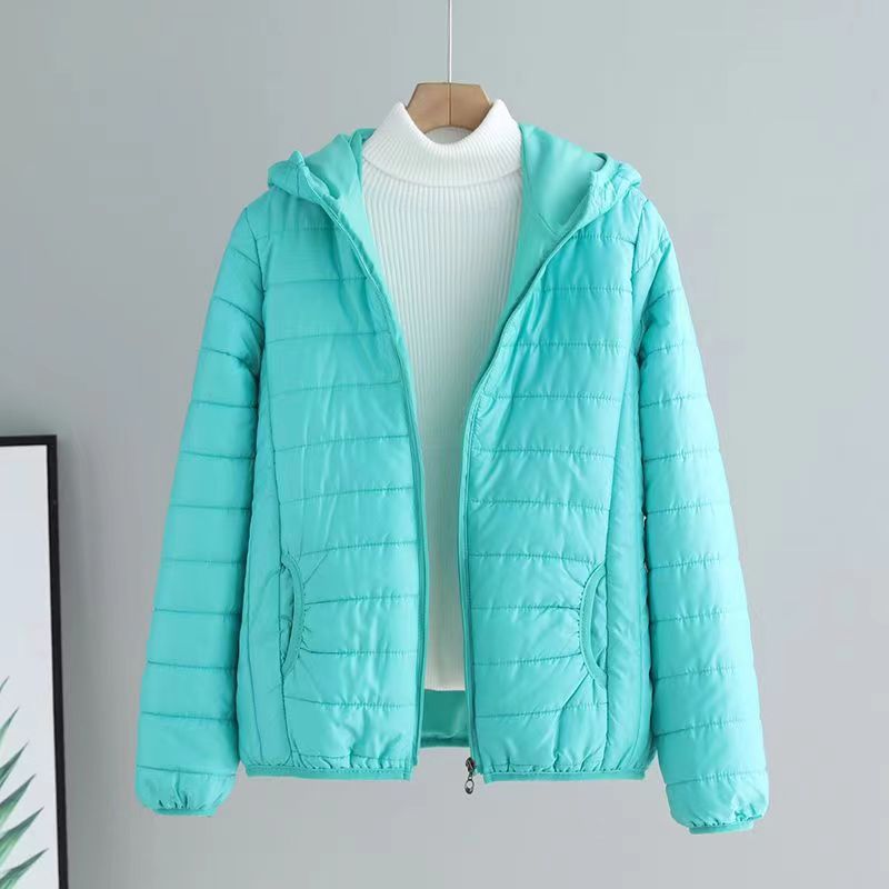 Chaqueta acolchada de algodón versátil para mujer