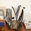 Mochila de Moda Doble de Color Contrastante para Hombre de Gran Capacidad