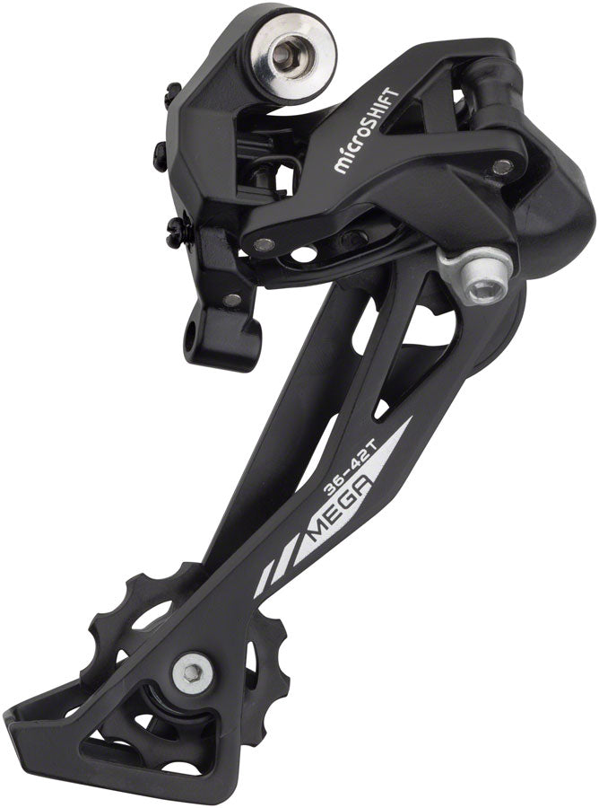 Dérailleur arrière microSHIFT XLE - 10 vitesses à cage longue noire