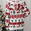 Festive White Drawstring Hooded Jacket for Winter Celebrations