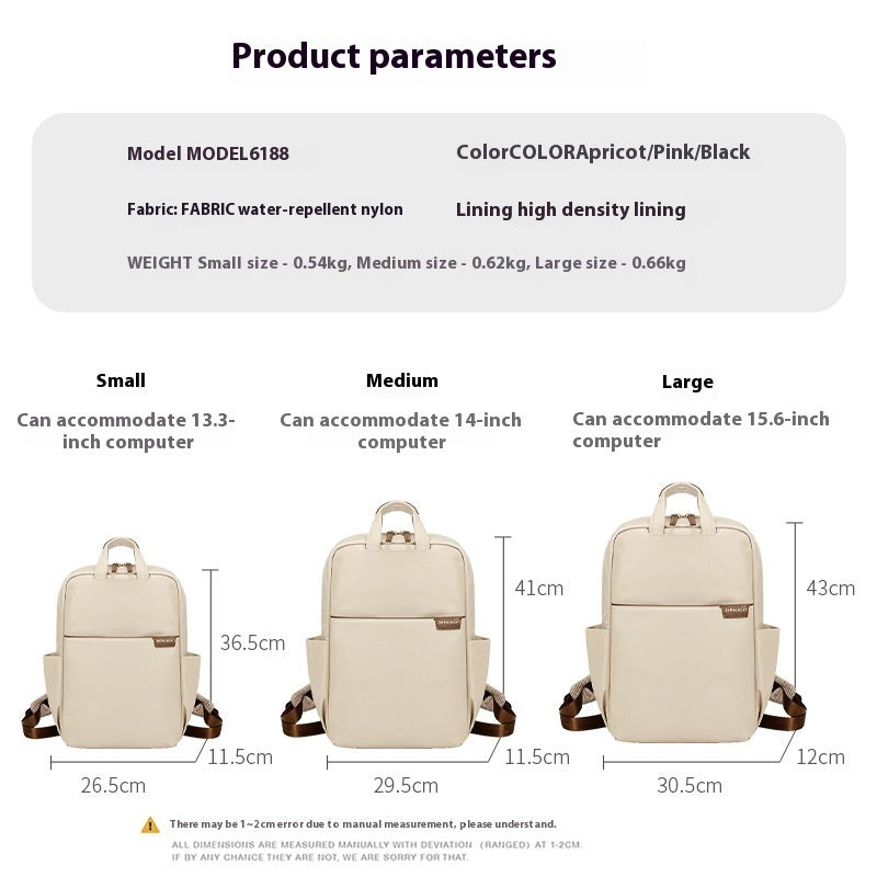 Elegant Canvas Travel Backpack for Women