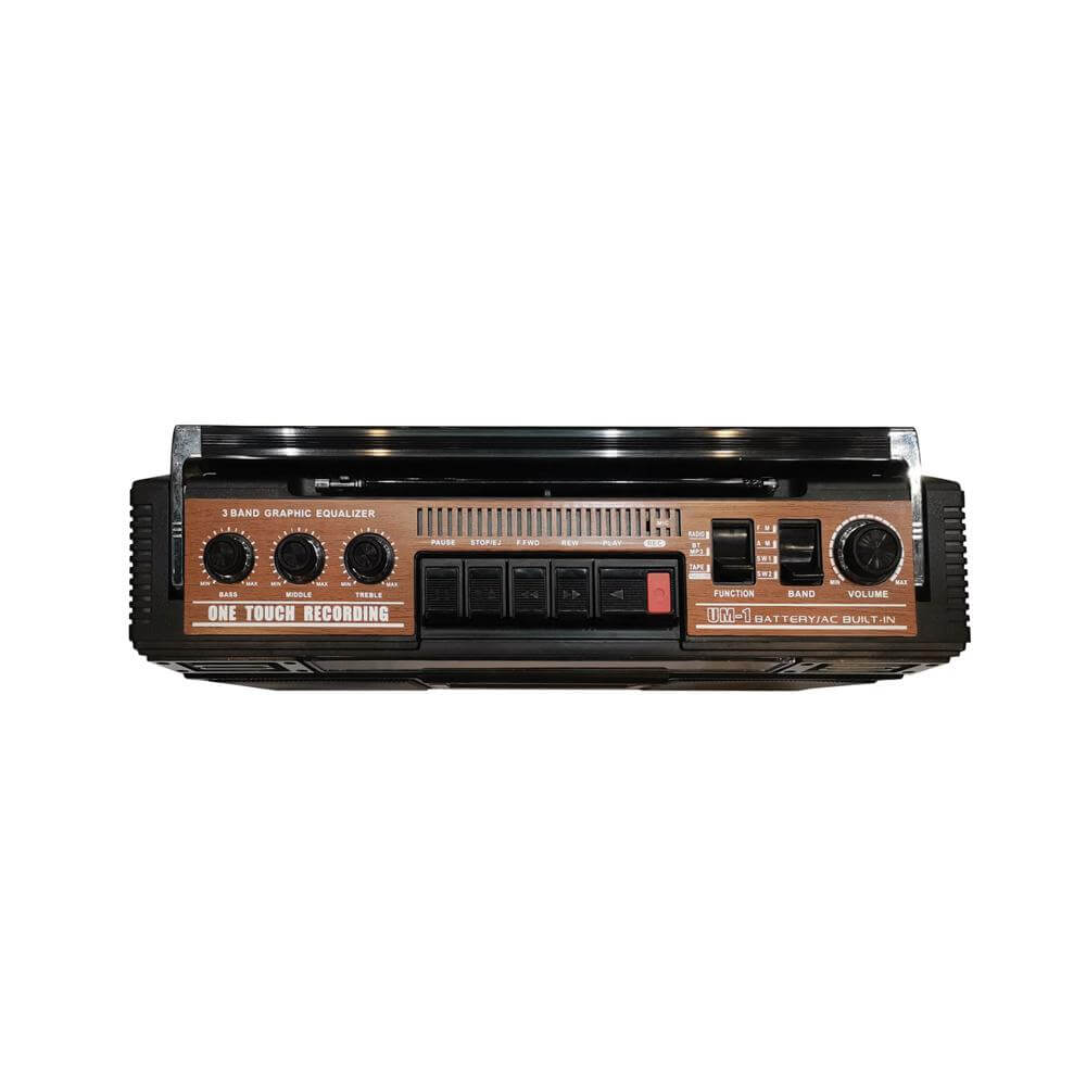 Supersonic 4 Band Bluetooth Radio & Cassette Player + Cassette To Mp3 Converter - Korvel
