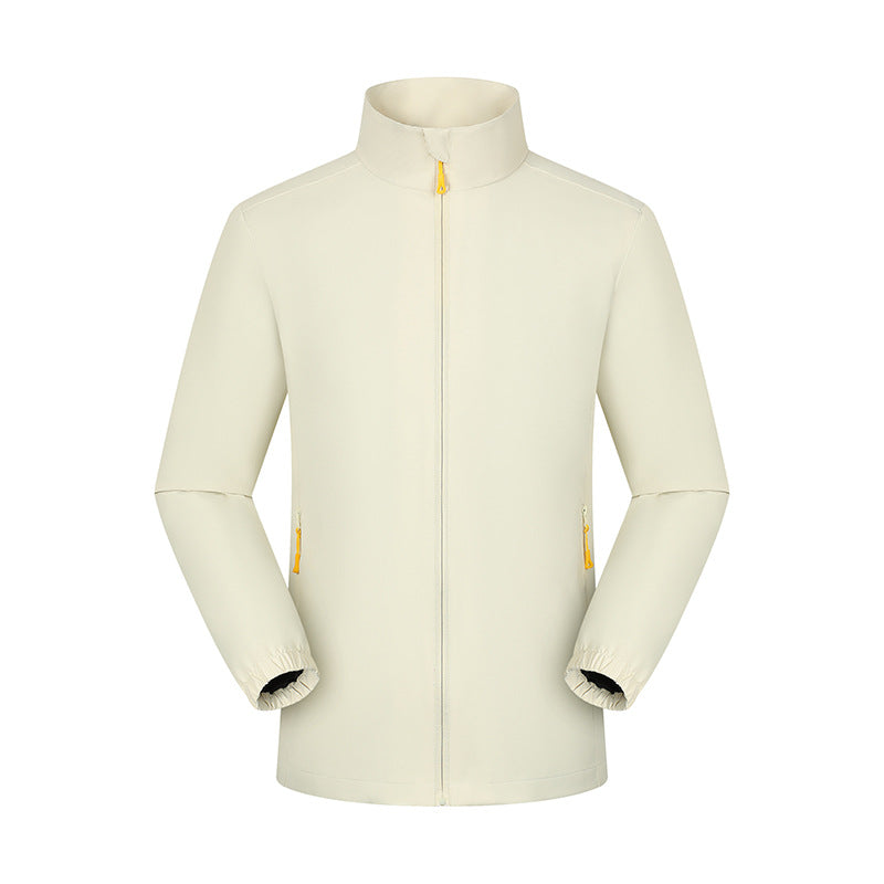 Waterproof Stand Collar Men's Jacket for Work and Leisure