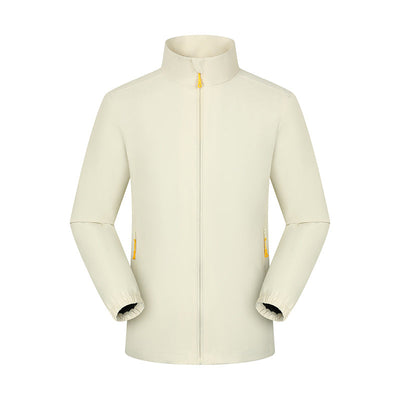 Waterproof Stand Collar Men's Jacket for Work and Leisure