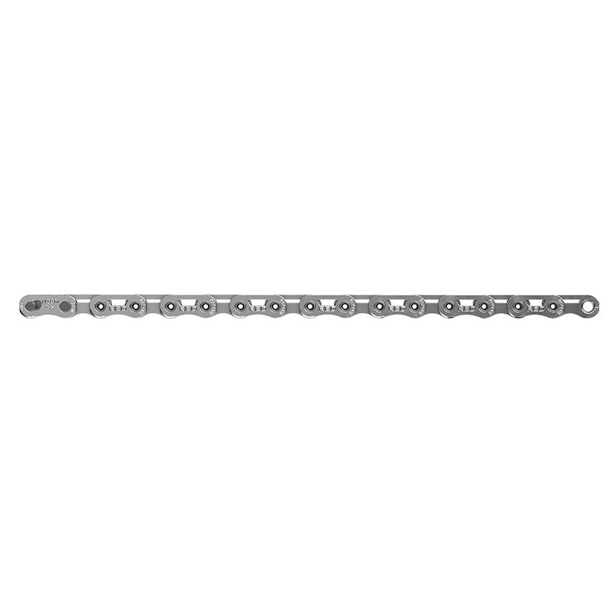 Cadena de bicicleta SRAM Red FlatTop E1 - 12 velocidades, 114 eslabones, plata