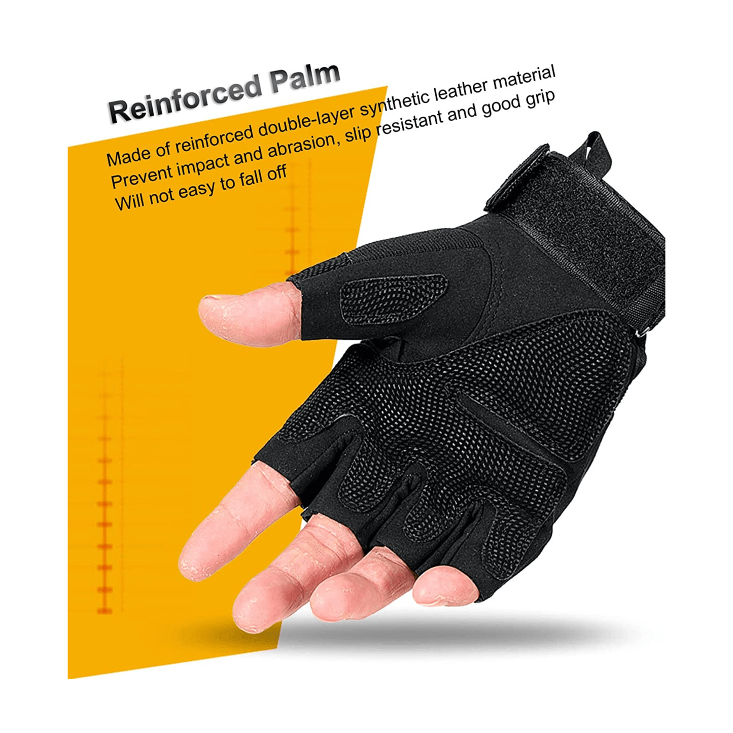 Tactical Fingerless Airsoft Gloves for Outdoor Activities