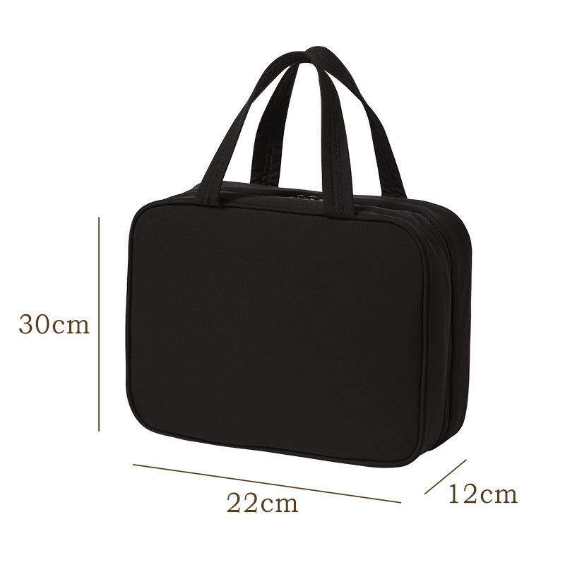 Large-Capacity Oxford Cloth Hanging Toiletry Bag for Travel